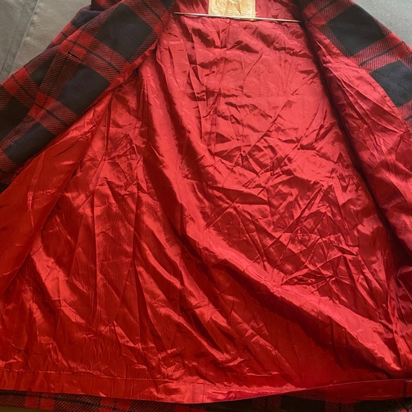 Vintage Pendleton wool plain blazer coat S/M - Picture 11 of 13